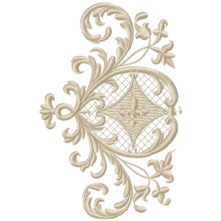 Flowers And Tree Embroidery Design 4